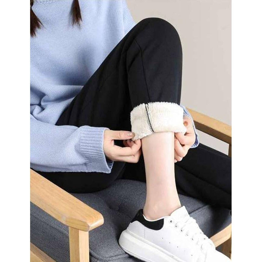 MSRP $48 Yeokou Women's M Warm Sherpa Lined Athletic Sweatpants Jogger