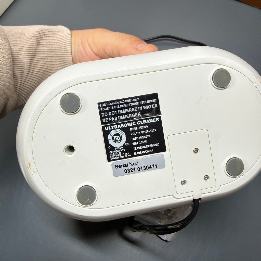 iSonic D2830 Digital Ultrasonic Cleaner 35W Jewelry Eyeglass Coin Cleaner