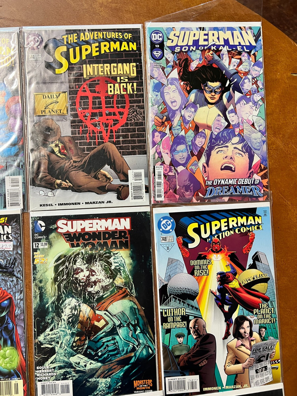 Lot of 12 Dс Comics - Superman , Adventures , Son Of Kal-El , Action Comics