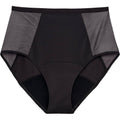 THINX Period Underwear Black Sz M, Hi-Waist Comfort-Stretch Panties, Absorbent