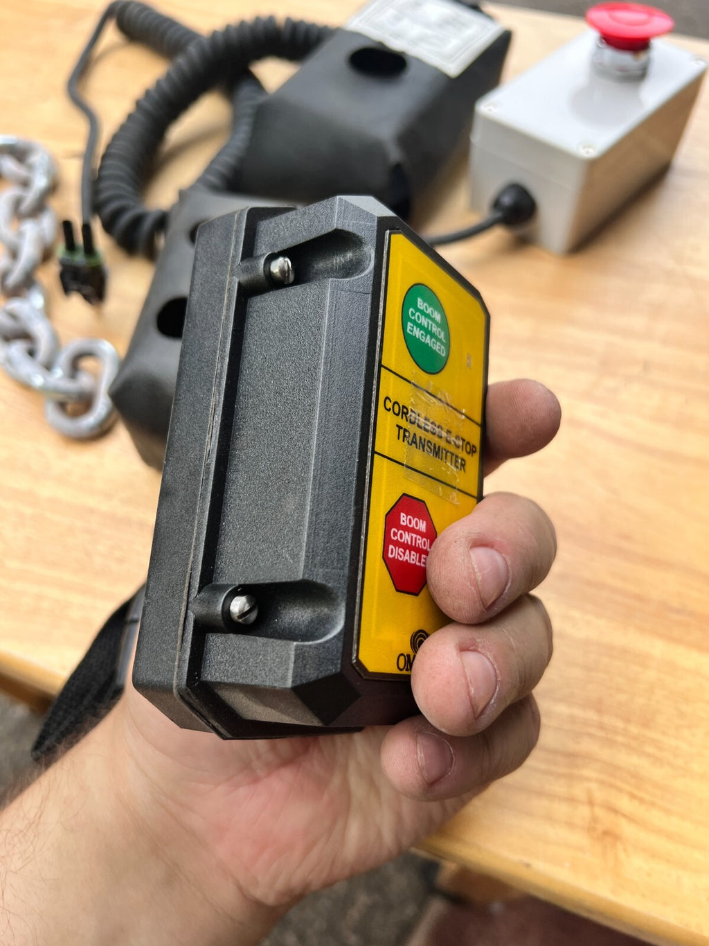 Lot of Omnex Cordless E-Stop Transmitter Wireless run-stop 1010224, Heavy Duty