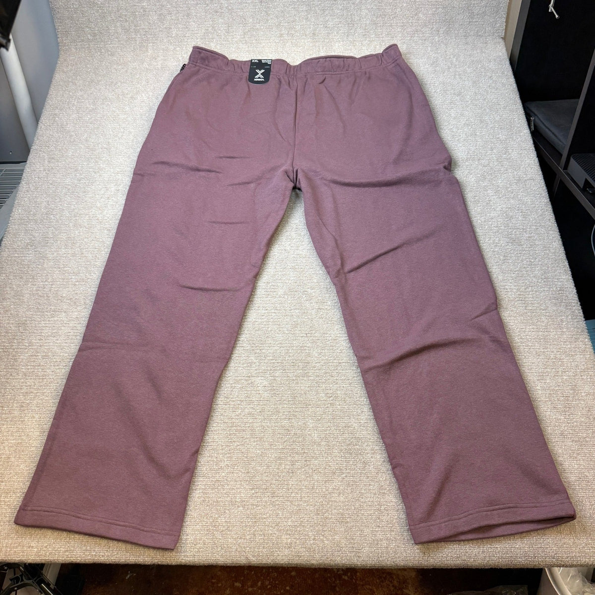 MSRP $38 Xersion Mens XXL Huckleberry Quick Dry Fleece Workout Pants Straight