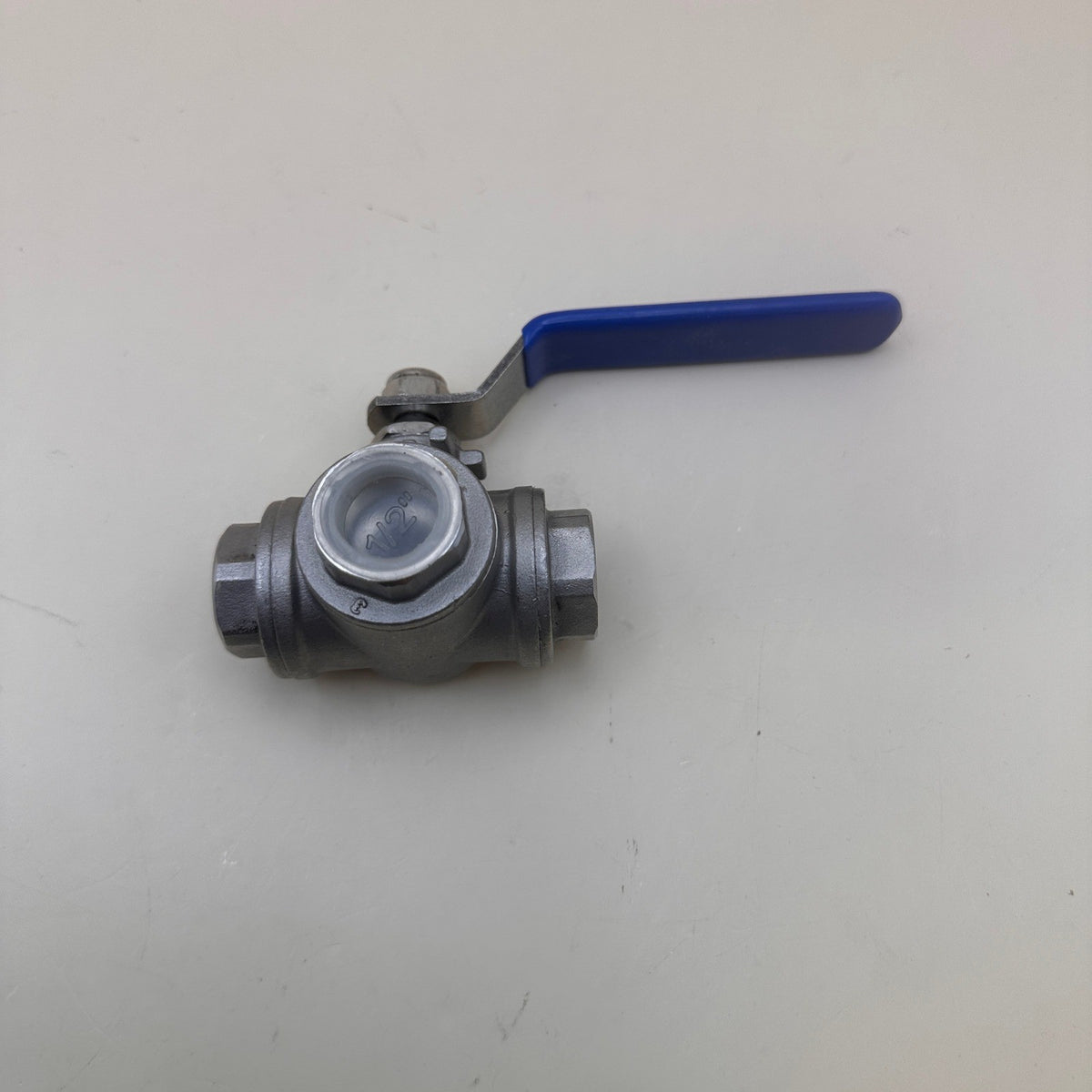 Beduan 3 Way Ball Valve 1/2" NPT Stainless Steel 304 T Mounting Pad Female Type