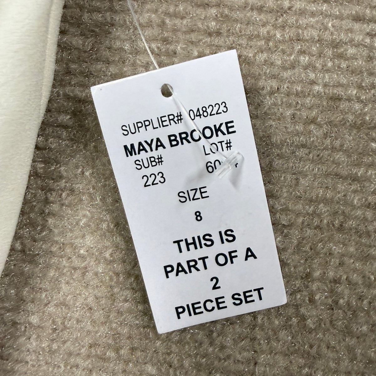 MSRP $94 Maya Brooke Women's 8 Lite Yellow White Crepe Floral Jacket Dress
