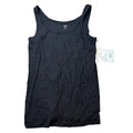 MSRP $20 A.N.A Womens XL Tall Black U Neck Sleeveless Tank Top