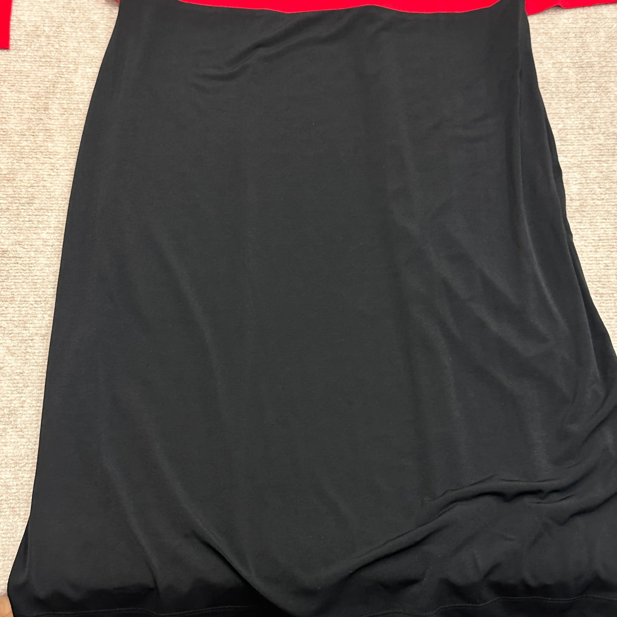 MSRP $79 Connected Apparel Womens 6-16 Red/Black Dress w/ Cardigan