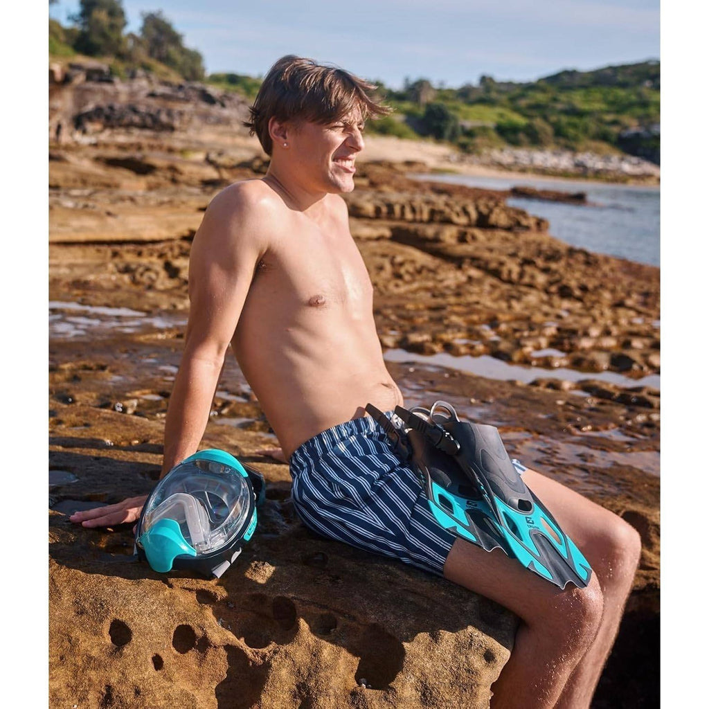 EMSINA Snorkel Fins Adjustable Buckles Pink S/M(M 4.5-8.5/W 5.5-9.5) Swim Flippe