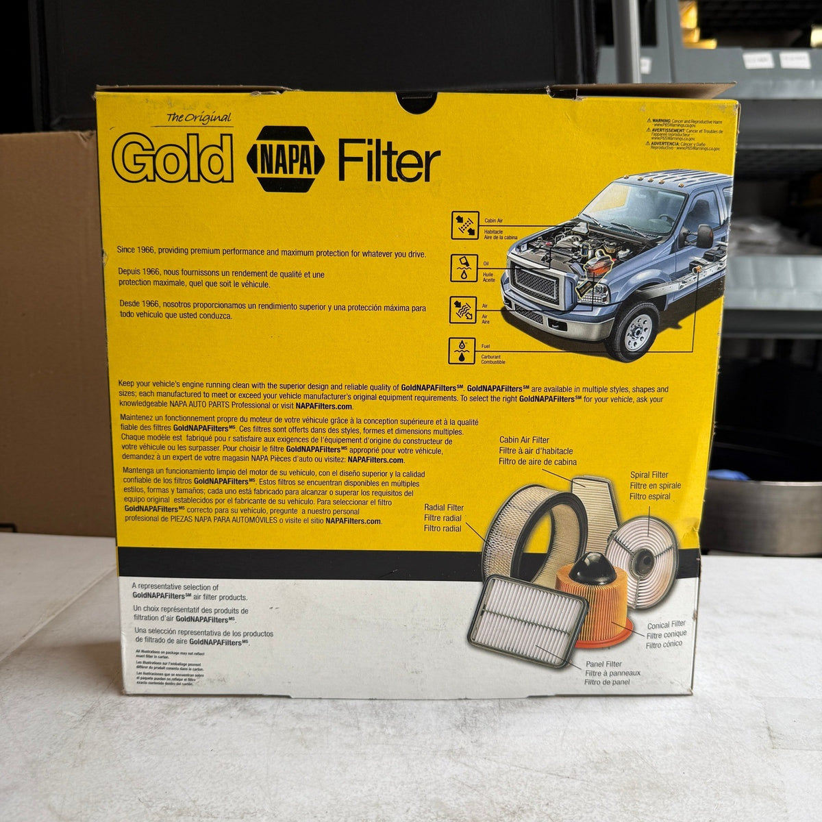 Napa Gold Engine Air Filter 2073