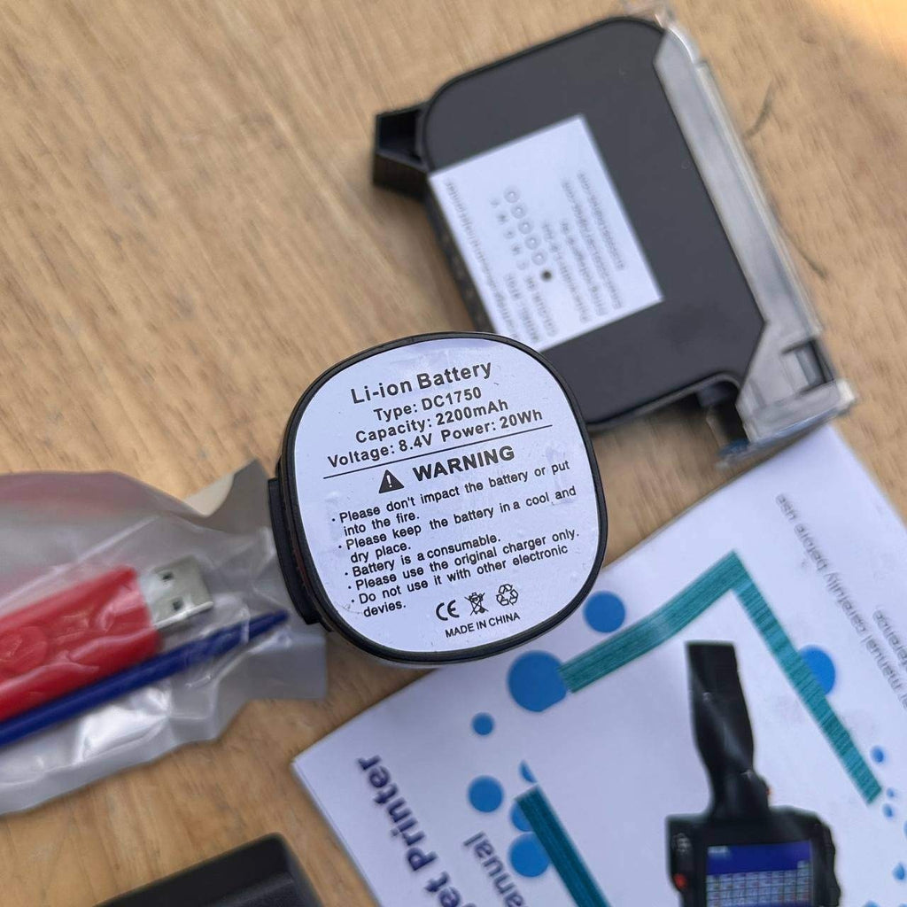 Handheld Portable Inkjet Printer Text QR Barcode Label Date Machine FOR PARTS