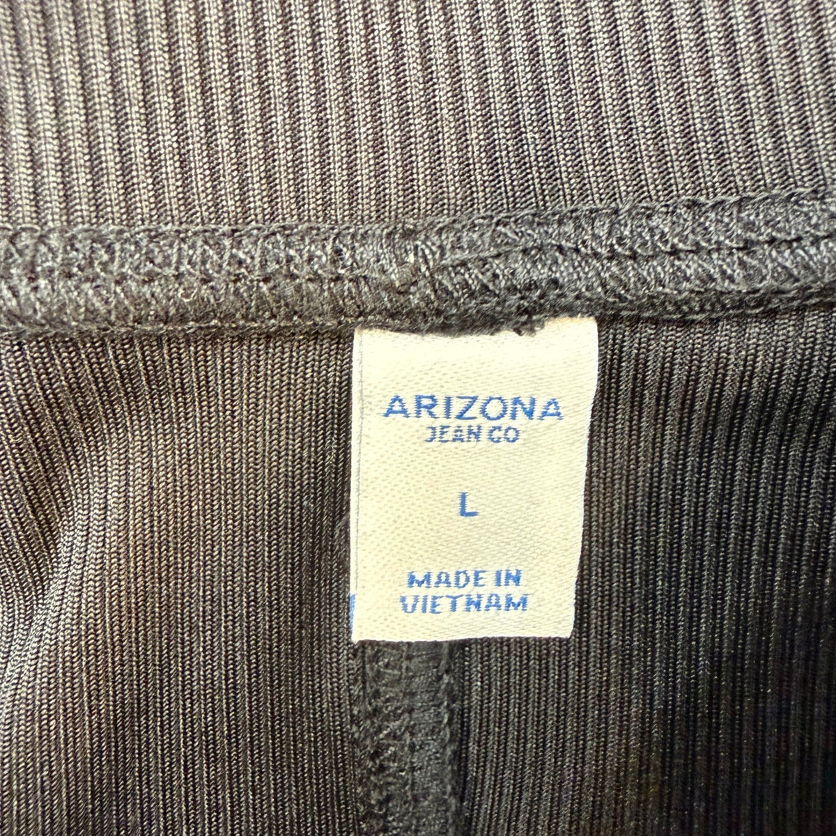 MSRP $58 Arizona Womens Juniors L Black Straight Mid Rise Lounge Pants