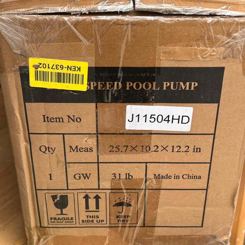 PureBy J11504HD Pool Motor Pump, 2HP Variable 2 Speed 115v 5160GPH Above Groun