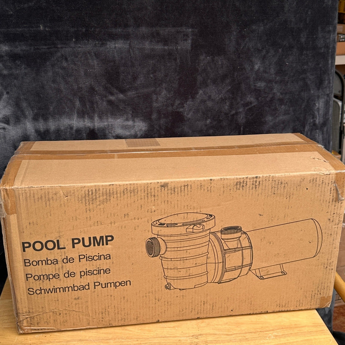 PureBy J11504HD Pool Motor Pump, 2HP Variable 2 Speed 115v 5160GPH Above Groun