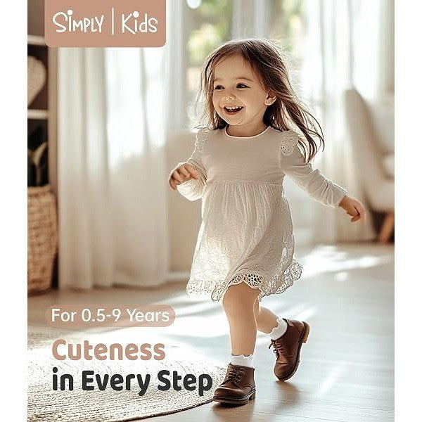 MSRP $21 Simply Kids 6 Pairs 6-12 Months Ruffle Socks, Baby Little Girl Kids G