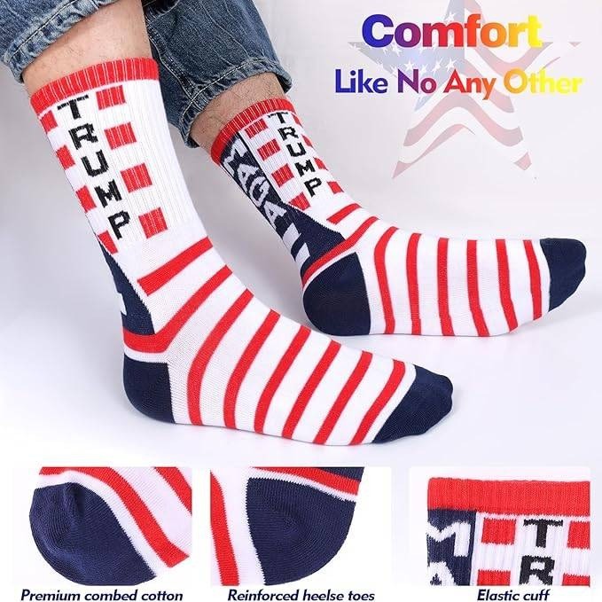 America Great Again MAGA Socks Unisex Republican Socks President Trump Merchand