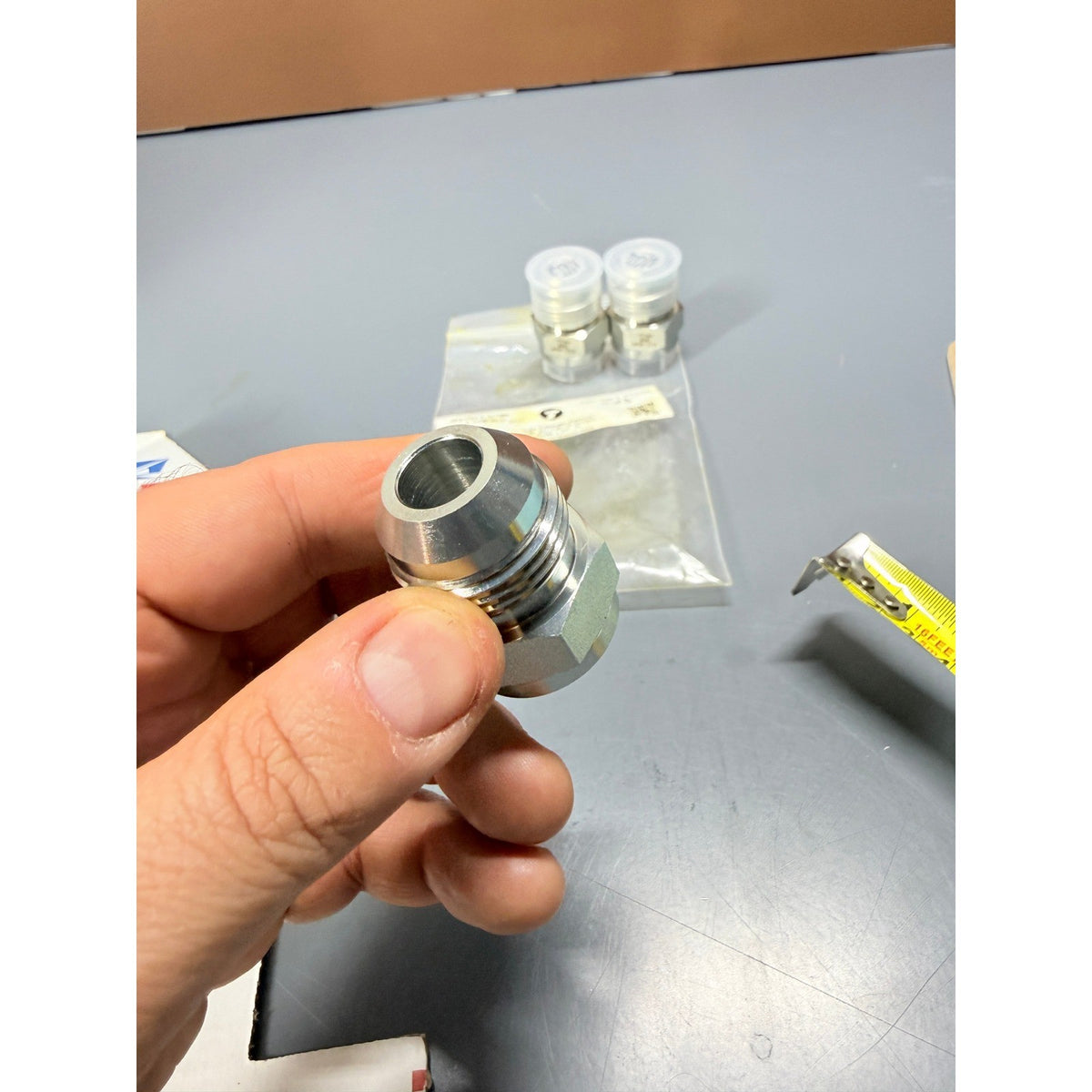Set of 3 Titan 2406-10-12 Tube Expander-Reducer 5/8" JIC Female x 3/4" JIC Male
