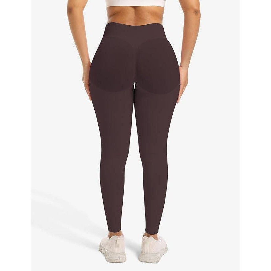 MSRP $22 Ieumaz Women's L Scrunch Butt Lifting Leggings Gym Seamless Workout L