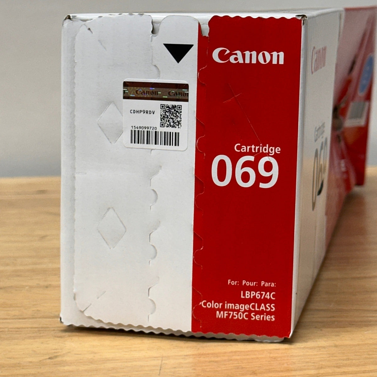 Canon 069 5093C001 Cyan Toner Cartridge LBP674C MF750C Series DAMAGED BOX