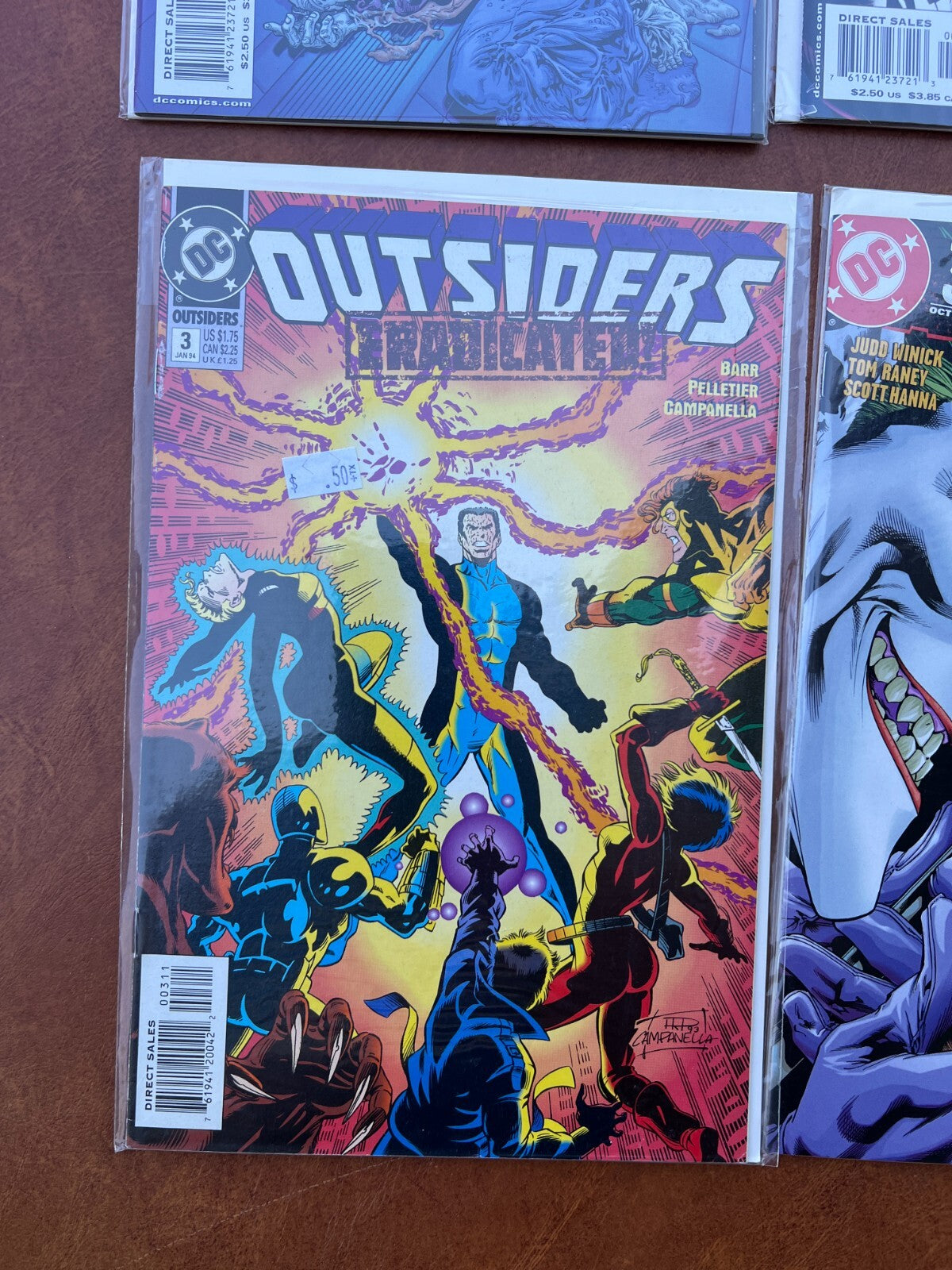Lot of 6 Issues DC Comics - Outsiders - Comic Book 1994, 2003, 2004
