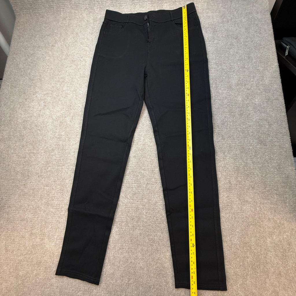 MSRP $29 DIYUS Women's XL Black Dress Pants Slim Fit Skinny Leg Stretch Comfy