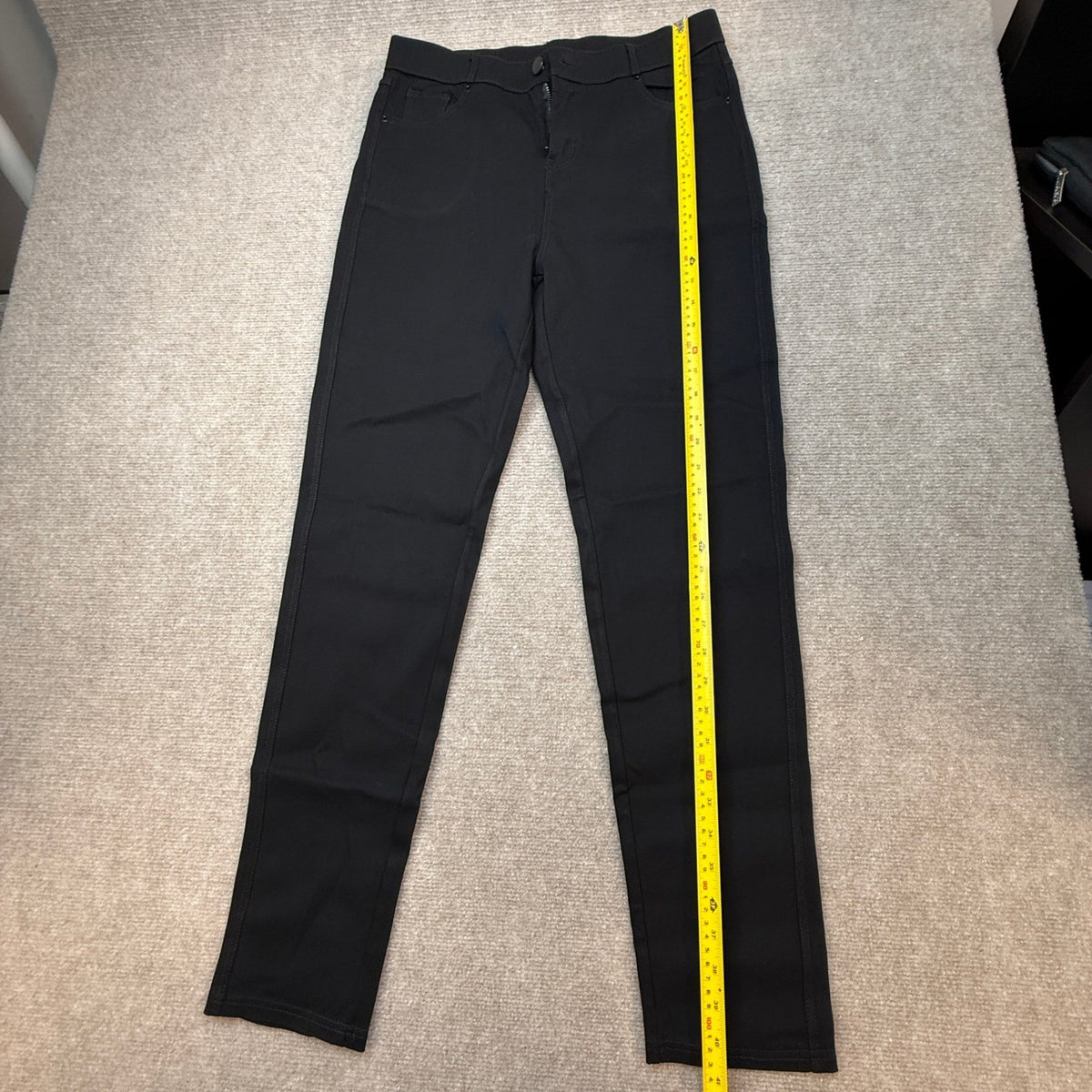 MSRP $29 DIYUS Women's XL Black Dress Pants Slim Fit Skinny Leg Stretch Comfy
