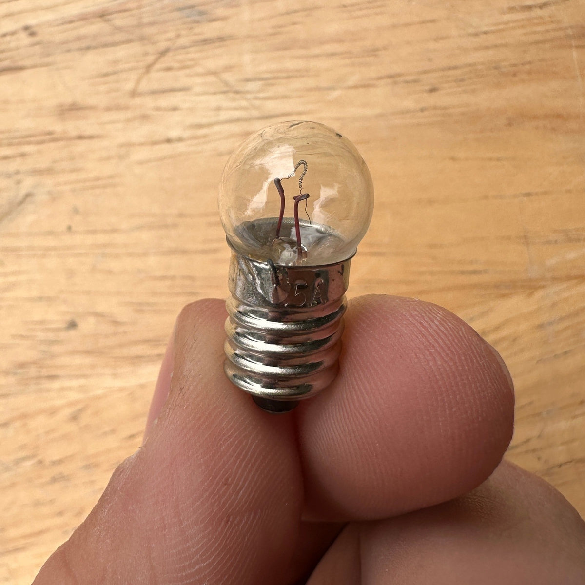 Set of 5 Pack of 10 Miniature Lamps 6.15V 0.5A Light Bulbs