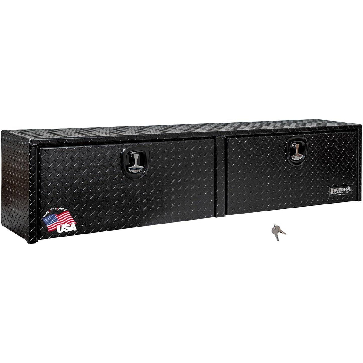 Buyers Products 1721551, 72x13x16" Black Diamond Tread Topsider Truck Box Alum