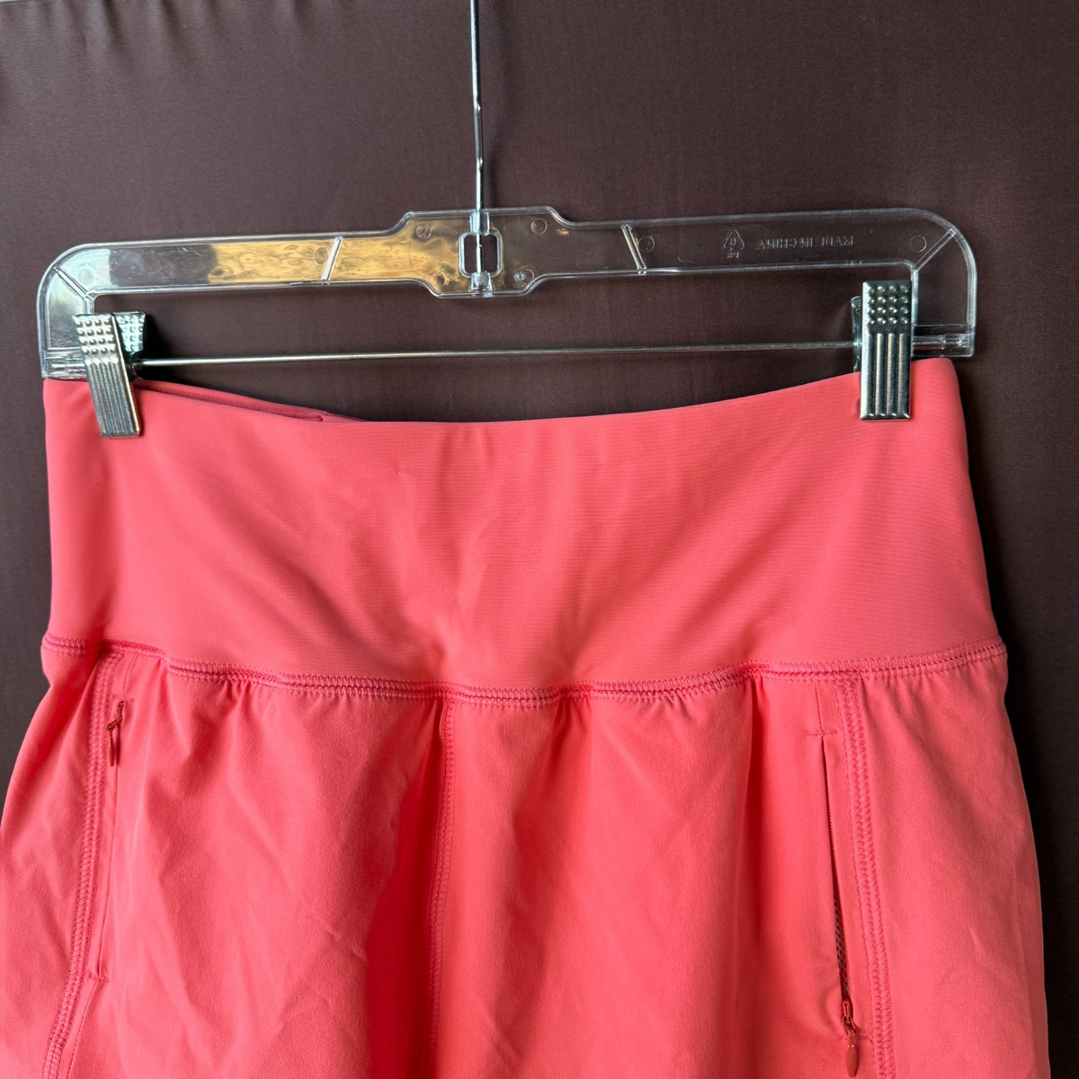 Lands' End Women's 2 LONG 5" Sustainable Elastic Waist Swim Cover Up Shorts Pock