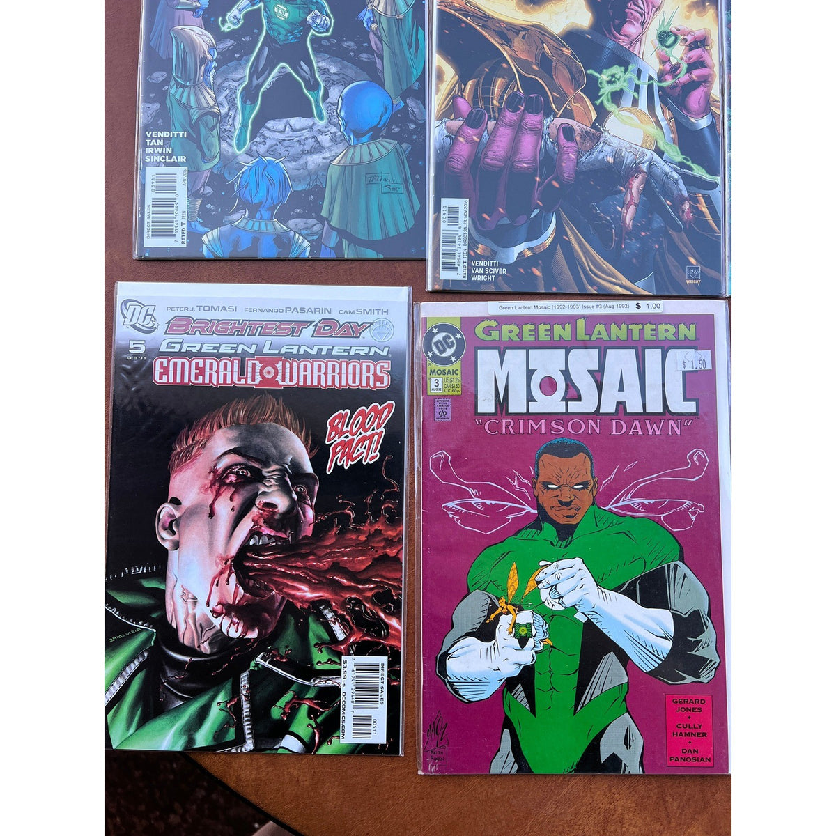 Lot of 12 Green Lantern Corps, New Guardians, Mosaic, Emerald Warriors DC Comics