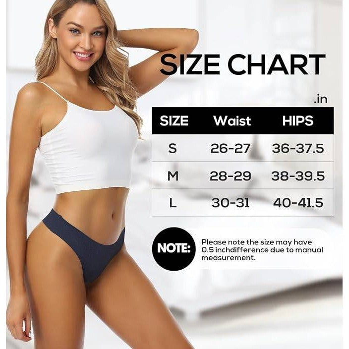 MSRP $26 Wealurre 6 Pack Women's S Cotton Thong Breathable Panties Low Rise Und