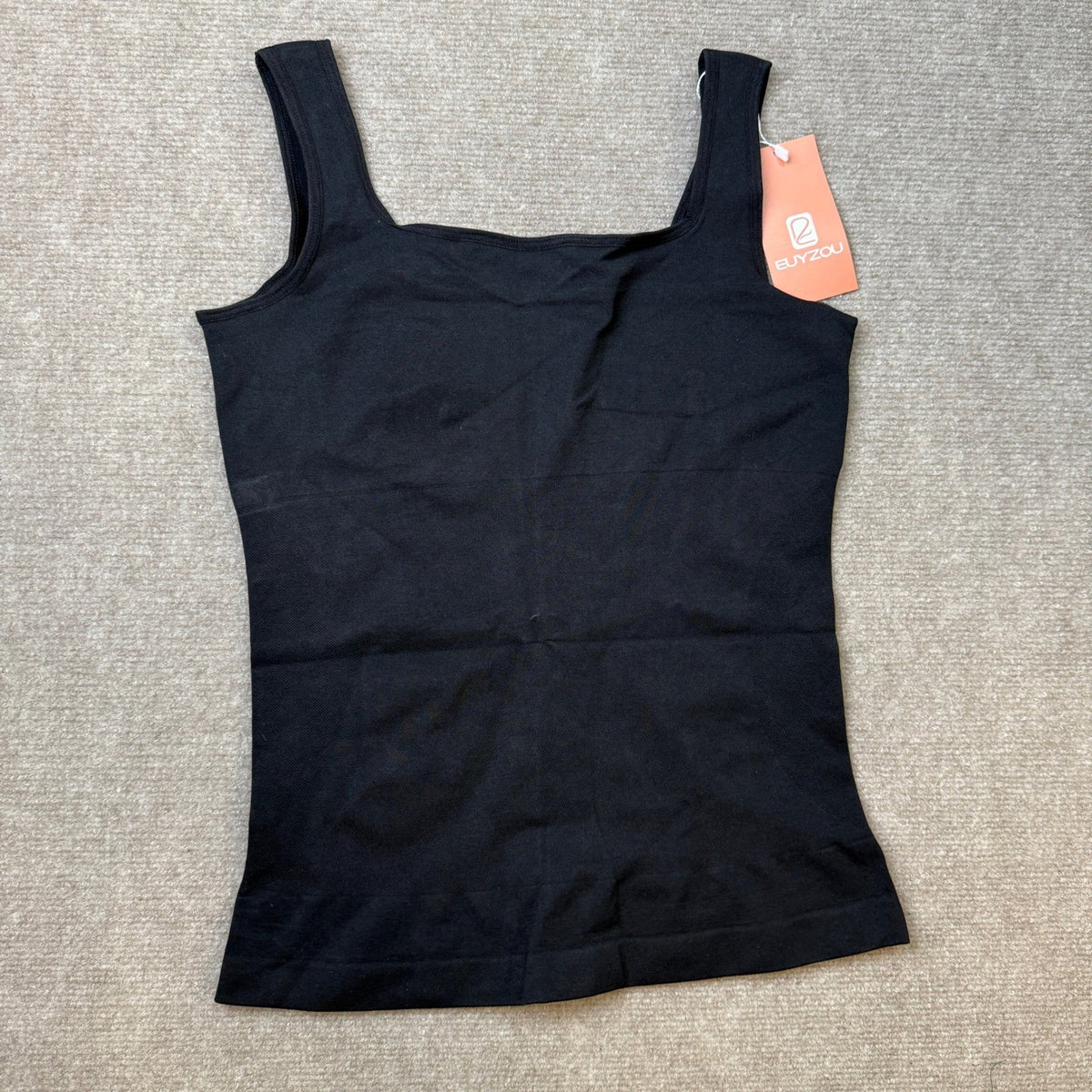 MSRP $19 EUYZOU Women's XL Tummy Control Shapewear Tank Top Seamless Sq