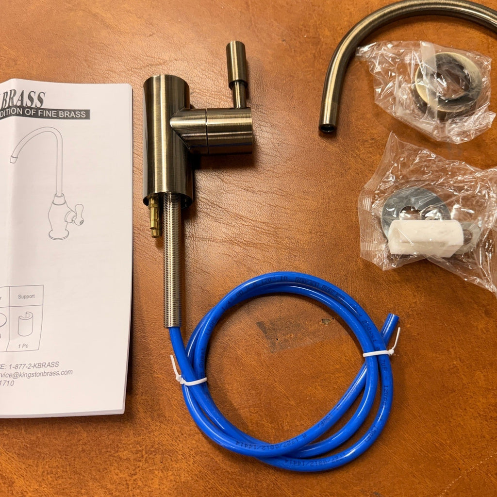 Kingston Brass KSAG8193DL Antique Brass RO Water Filtration Faucet Air Gap