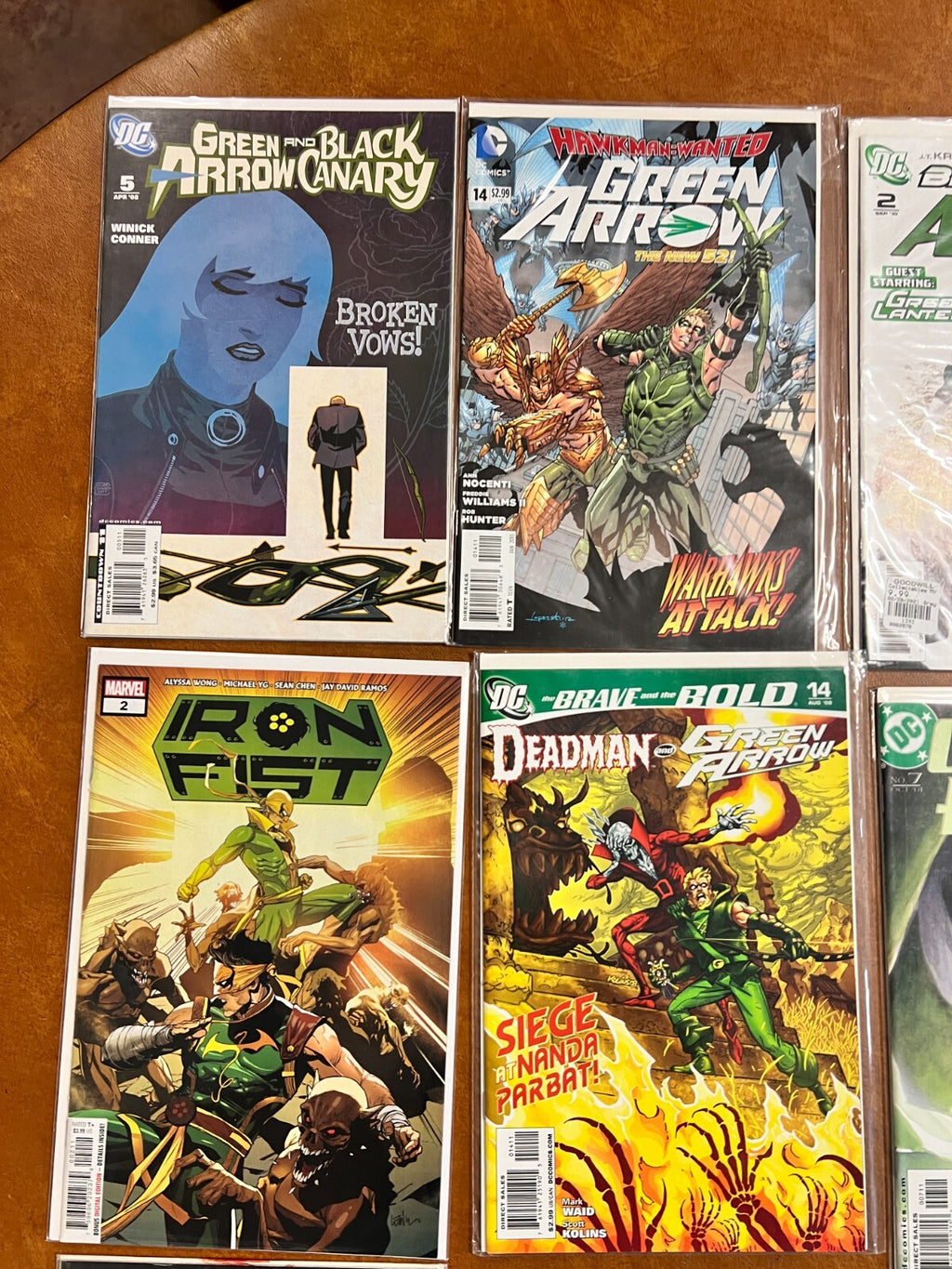 Lot of 12 DC Marvel Comics Brave & Bold, Iron Fist, Green Arrow, Black Canary