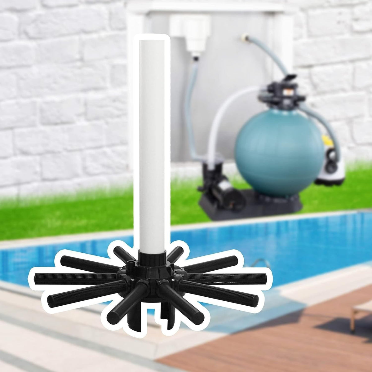 TIROAR SWX256DA2 Lateral Assembly with Center Pipe for Hayward Swim Pro Sand