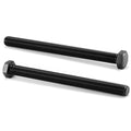 Set of 10 SG TZH 3/8-16 x 5" Hex Head Screw Bolt Black Oxide Fully Threaded 30