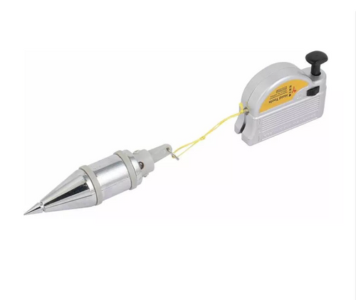 1 PCS Magnetic Plumb Bob 6m 400g 14oz Quick Stabilizing Wire Hammer Line Adjusta