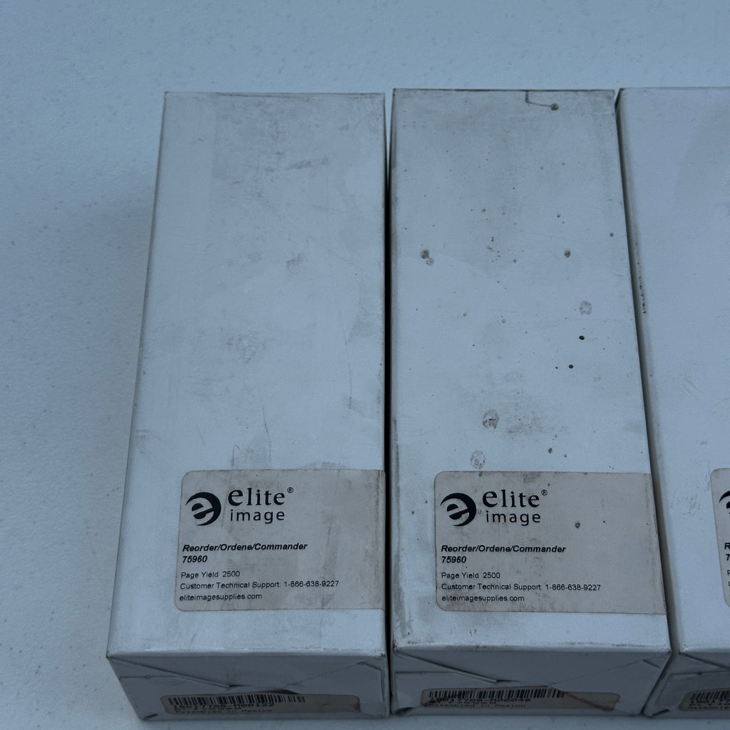Set of 4 Elite Image 75960 Magenta Toner Cartridge Alternative For Dell 2500 Pag