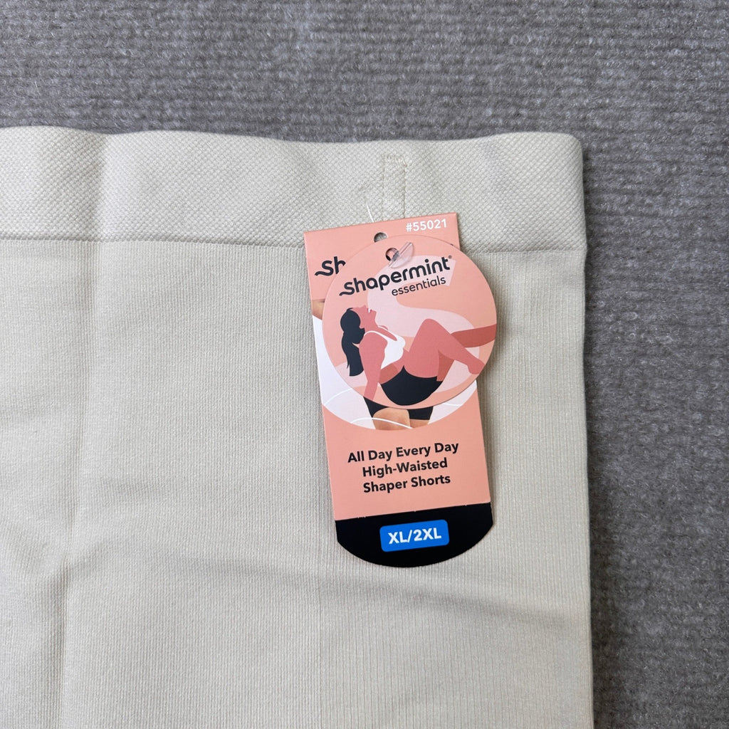 MSRP $27 SHAPERMINT 55021 Womens XL/2XL Nude Shapewear High-Waisted Shap