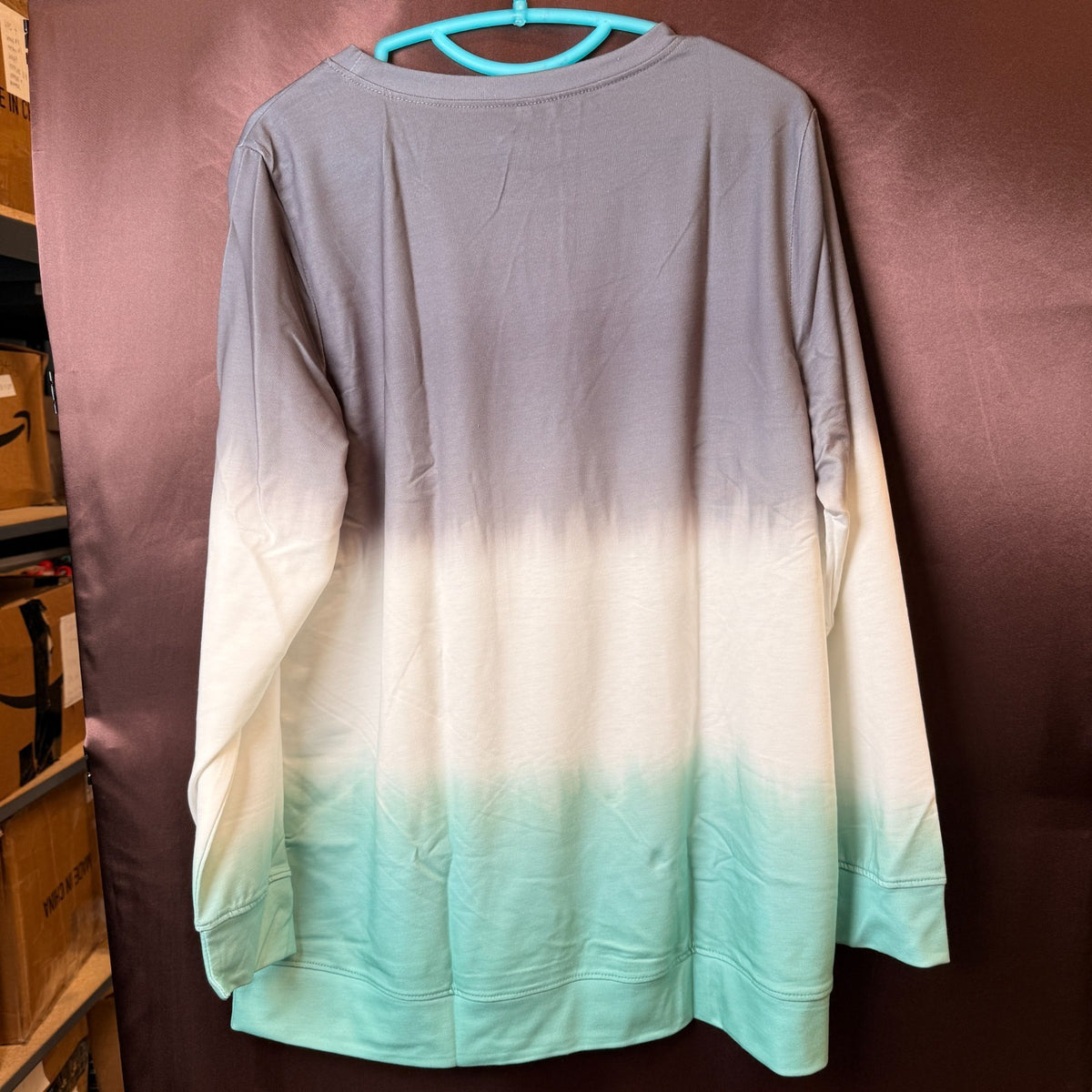 ROSRISS Women's Plus-Size 14W-28W Long Sleeve Sweatshirt Crewneck Top Pullover T
