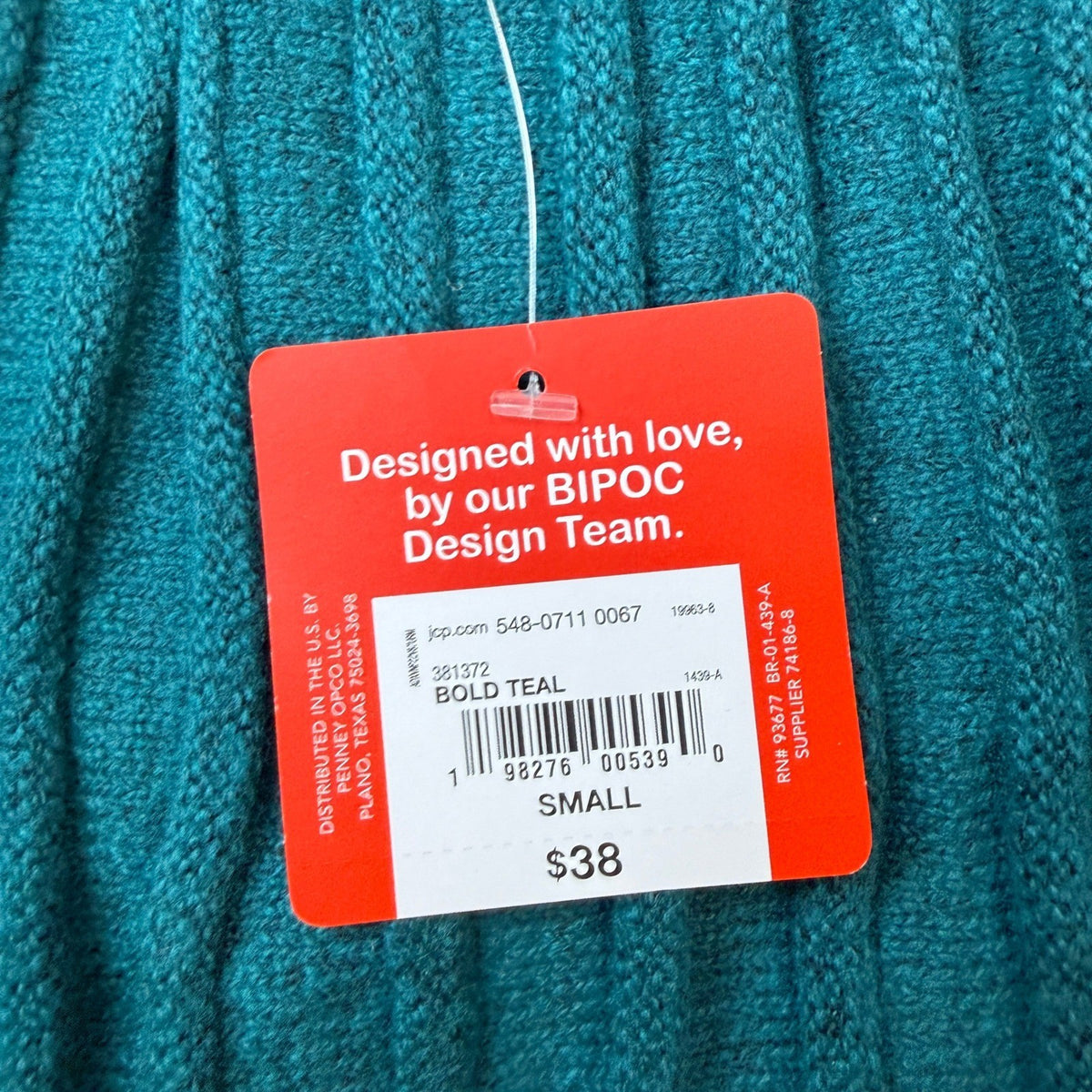 MSRP $38 Hope & Wonder Womens S Bold Teal Knit Pleated Sweater Skirt