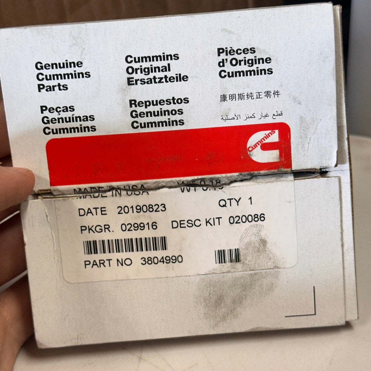 Genuine Cummins 3800781 Engine Piston Kit