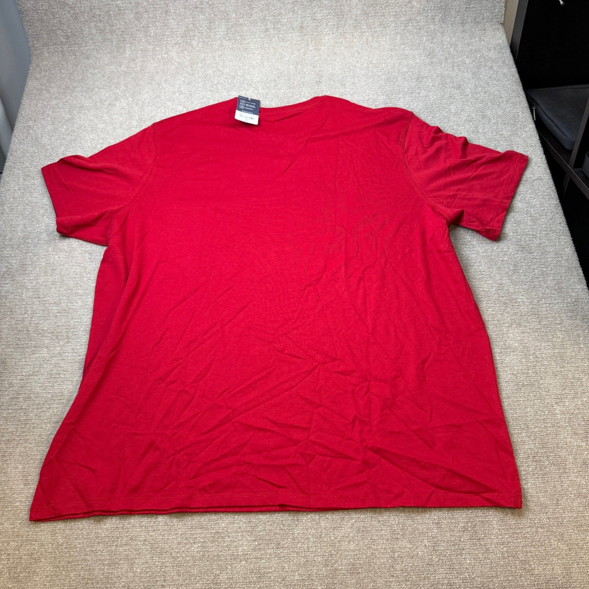 MSRP $25 St. John's Bay Mens 3XL Red Pocket Crew Neck Quick Dry T-Shirt Short