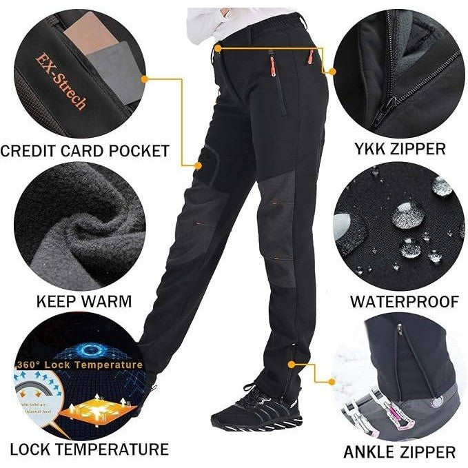 MSRP $55 Postropaky Women's 14R Outdoor Snow Ski Pants Waterproof Hiking