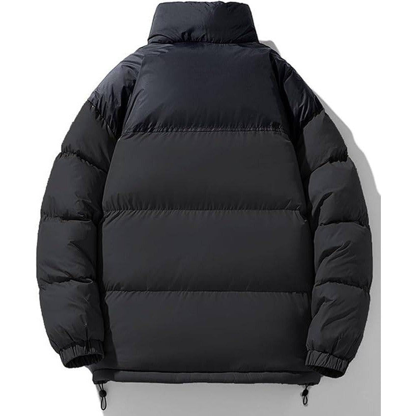 MSRP $59 ceauros Men's L Puffer Jacket Thickened Winter Coat Warm Stand Collar