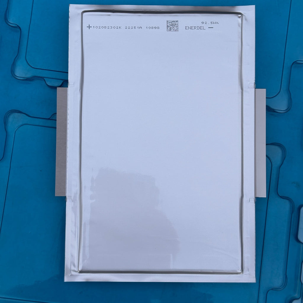 Enerdel (EnerTech) NMC Lithium Ion 25Ah / 92.5Wh 3.7V Prismatic Pouch Cell P/N 1
