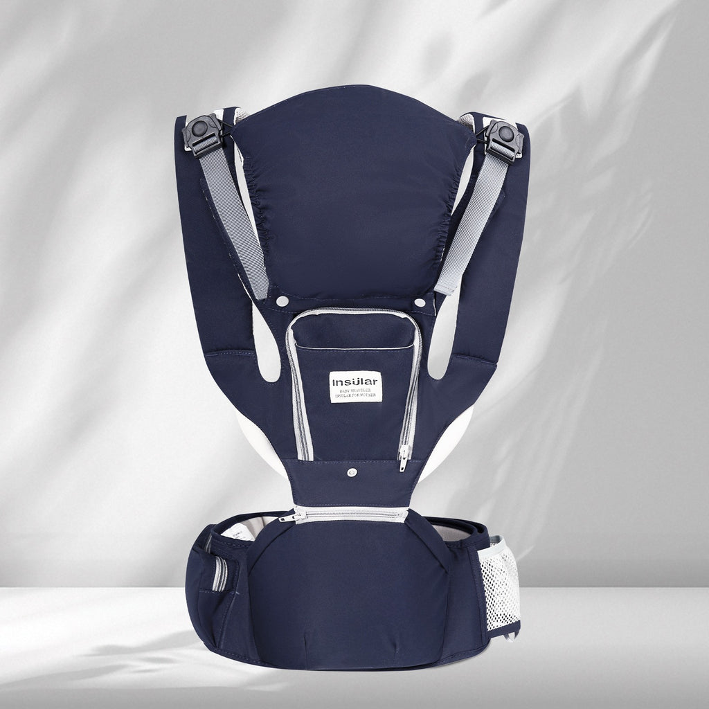 Insular 3-In-1 Ergonomic Baby Carrier For Newborn to Toddler w/ Hip Seat - Breat