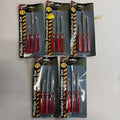 Set of 5 (3 Pcs Each) Sterling Tools DM061 Flat Head Screwdrivers