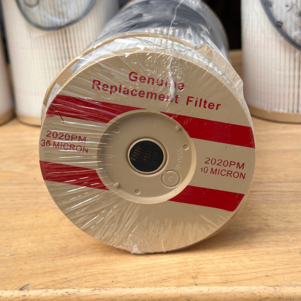 Set of 6 SEGULER 2020PM 30 Micron Diesel Fuel Filter Cartridge Compatible with