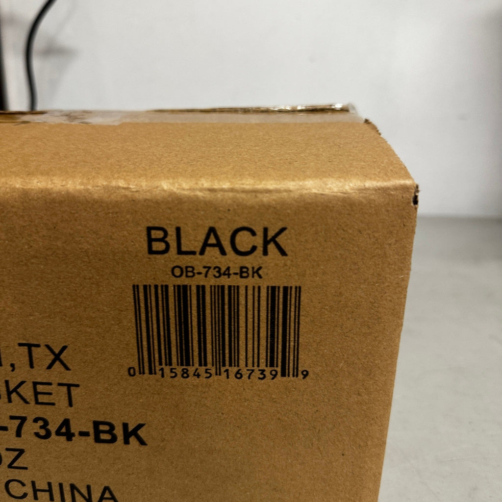 Pack of 36 GET OB-734-BK Oval Serving/Bread Basket, 8" x 5.5", Black