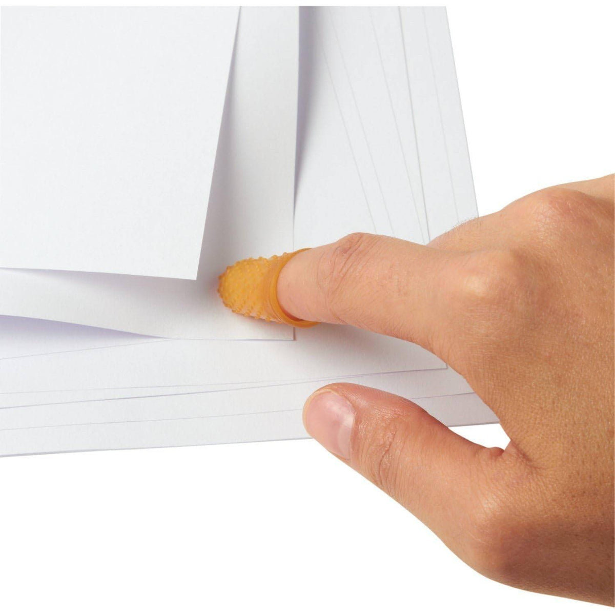 12 Packs of 12 Acco Rubber Finger Tips Size 12 M/L 11/16" Base Diameter, Nubbed