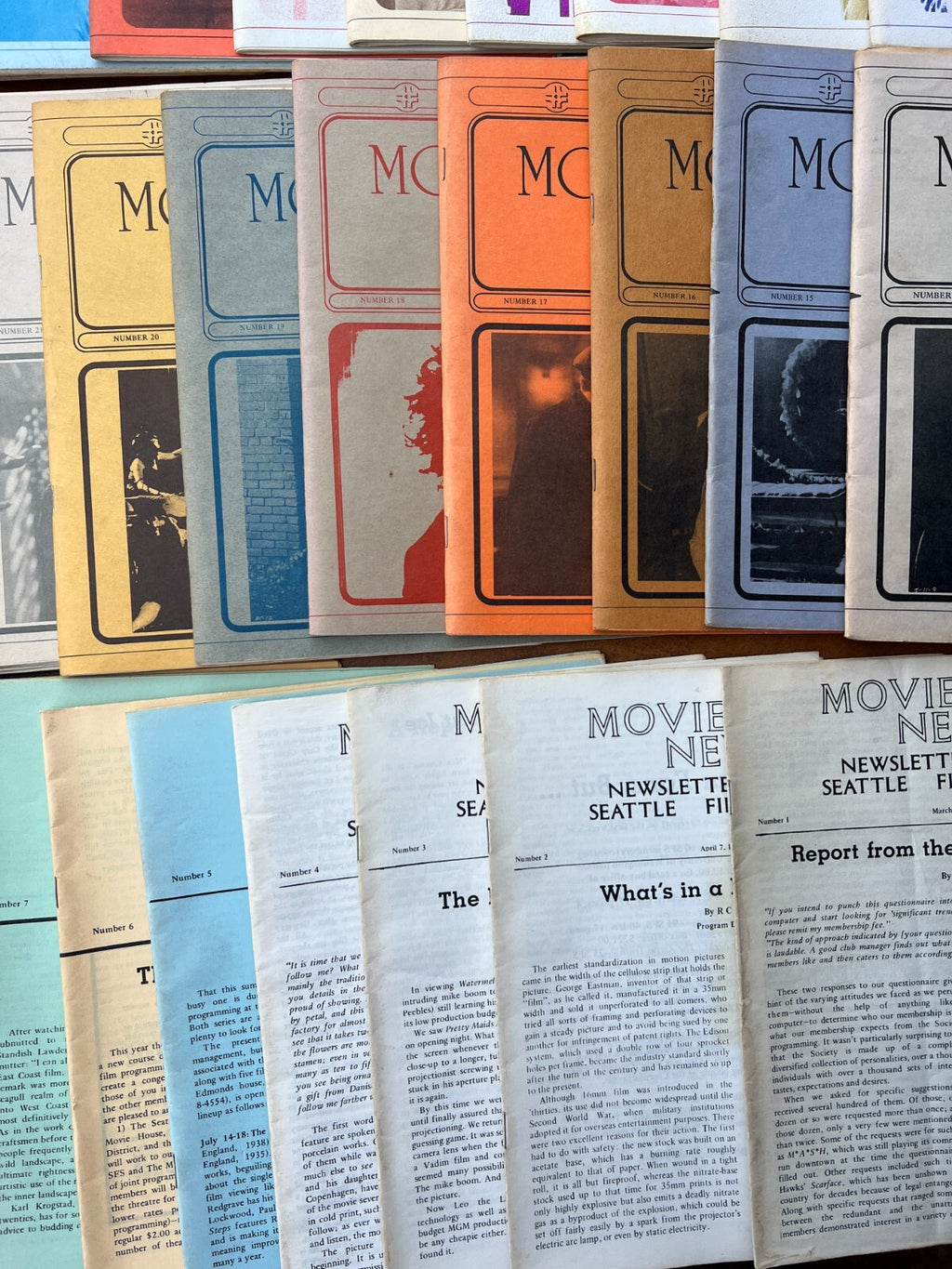 Lot of 57 Issues of Movietone News Magazine 1970's